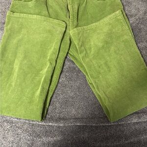 Source Unknown Green Boot Cut Pants